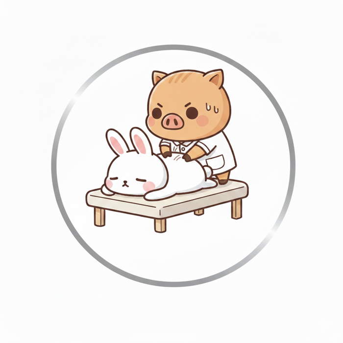 治療院のマスコットイラスト